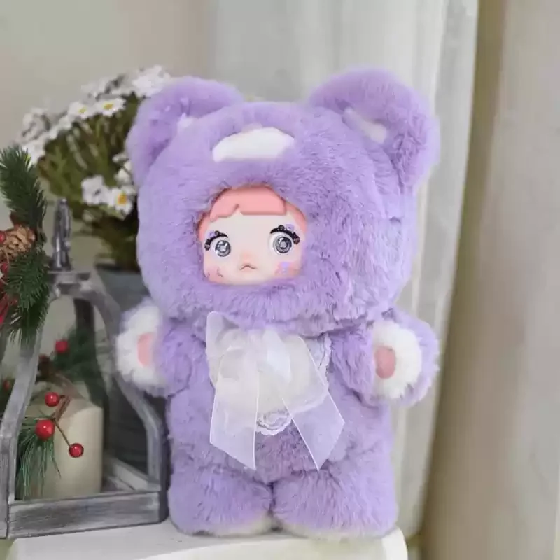 Nommi 400% caja ciega Goodnight Bear Series Kawaii muñecas de vinilo decoración de habitación colección adornos caja misteriosa juguetes regalos de navidad - imagen 3