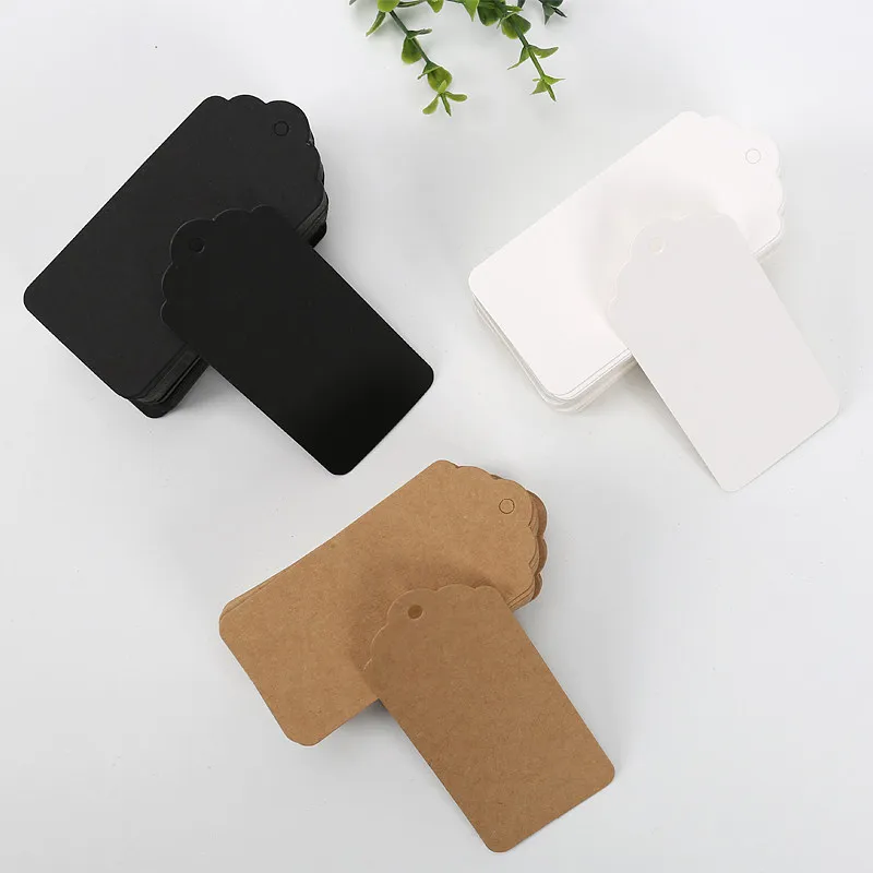 Etiqueta Kraft blanco para manualidades