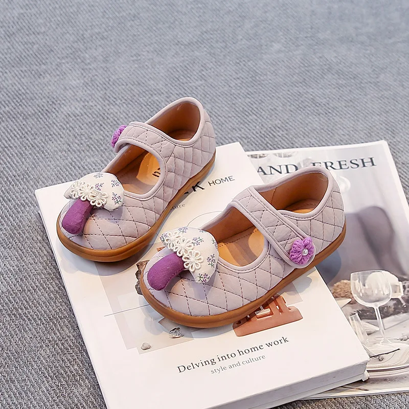 Zapatos de cuero personalizados para niñas, calzado informal para niños, cómodo, suela suave, Mary Jane, otoño 2025, nuevo estilo - imagen 3