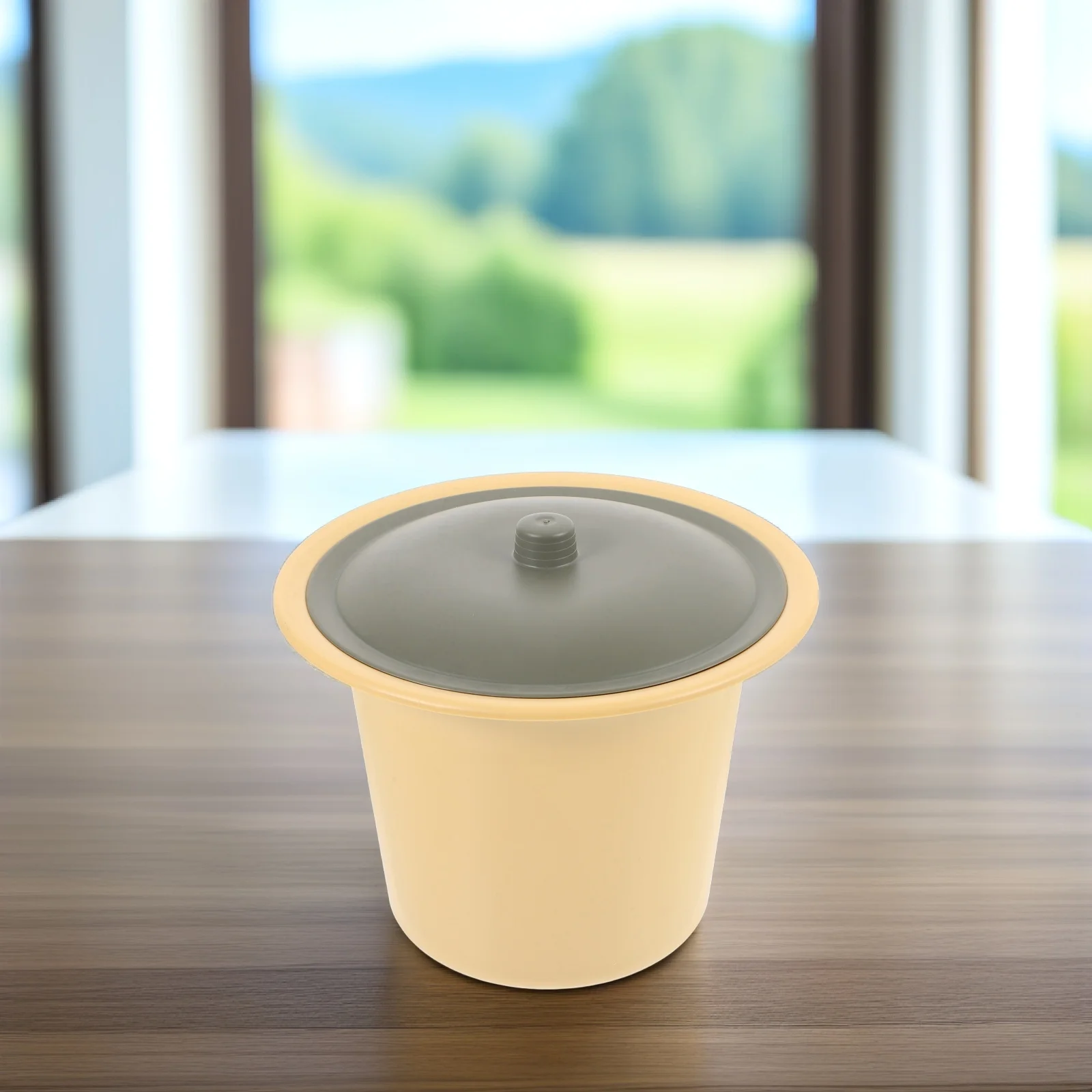 Bacinilla con Tapa, Portátil, de Plástico, Reutilizable, para Ancianos, Uso Doméstico, Viajes, Orinal, Inodoro - imagen 3