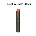 100 Pcs-black round