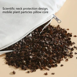Almohada de algodón para bebé recién nacido con funda extraíble