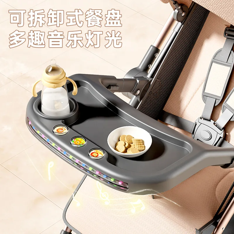 Carrito para caminar para bebé, carrito de viaje plegable con paraguas, carrito de bolsillo para bebé, ligero y compacto - imagen 4