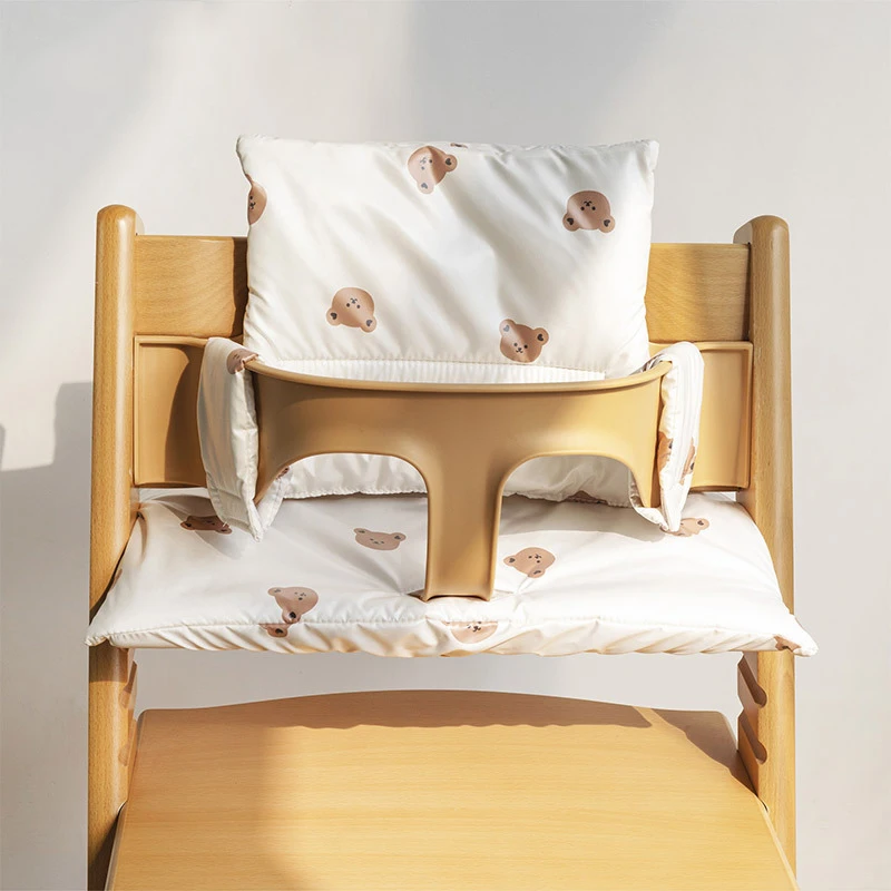 Cojín para silla de comedor de bebé antideslizante de algodón - imagen 3