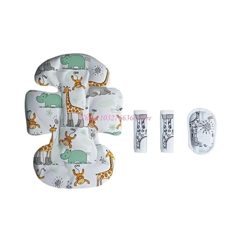 Cubierta cinturón seguridad R6FD con cojín asiento almohadilla entrepierna Diseño ergonómico tela para - imagen 3