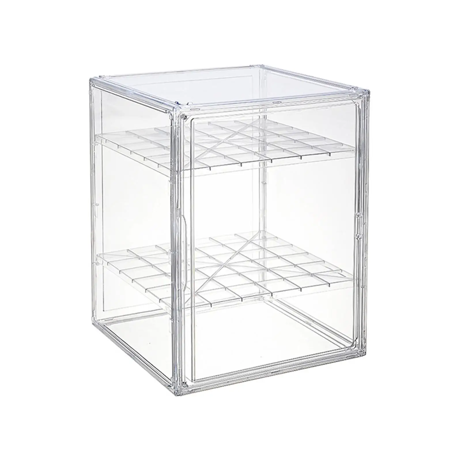 Display Case Helmet Display Case Self-assembly Shelf Collectibles Box Showcase for Collectibles Toys Helmet Souvenirs Booties