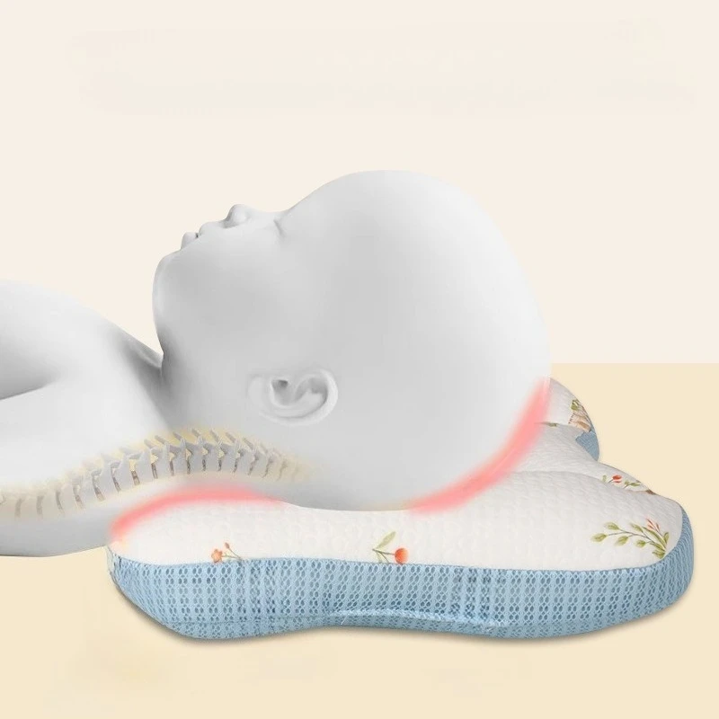 Almohada de soporte Zoned para bebé, almohada infantil con protección para el cuello de 6 meses a 3 años, 45x30cm, almohada para dormir para jardín de infantes para todas las estaciones - imagen 5