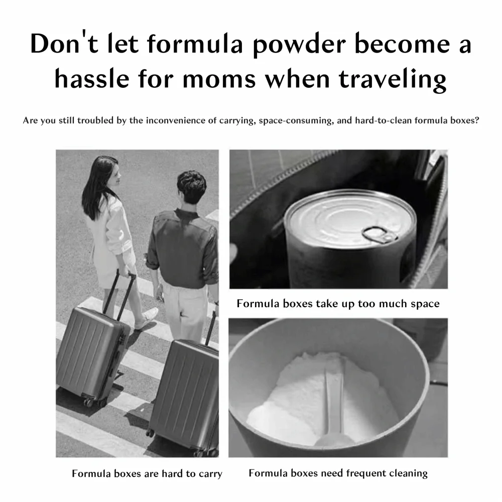 30 Uds nueva bolsa de leche en polvo desechable de doble sellado bolsa de almacenamiento de leche de dibujos animados a prueba de fugas bolsa de leche a prueba de fugas uso de viaje - imagen 5