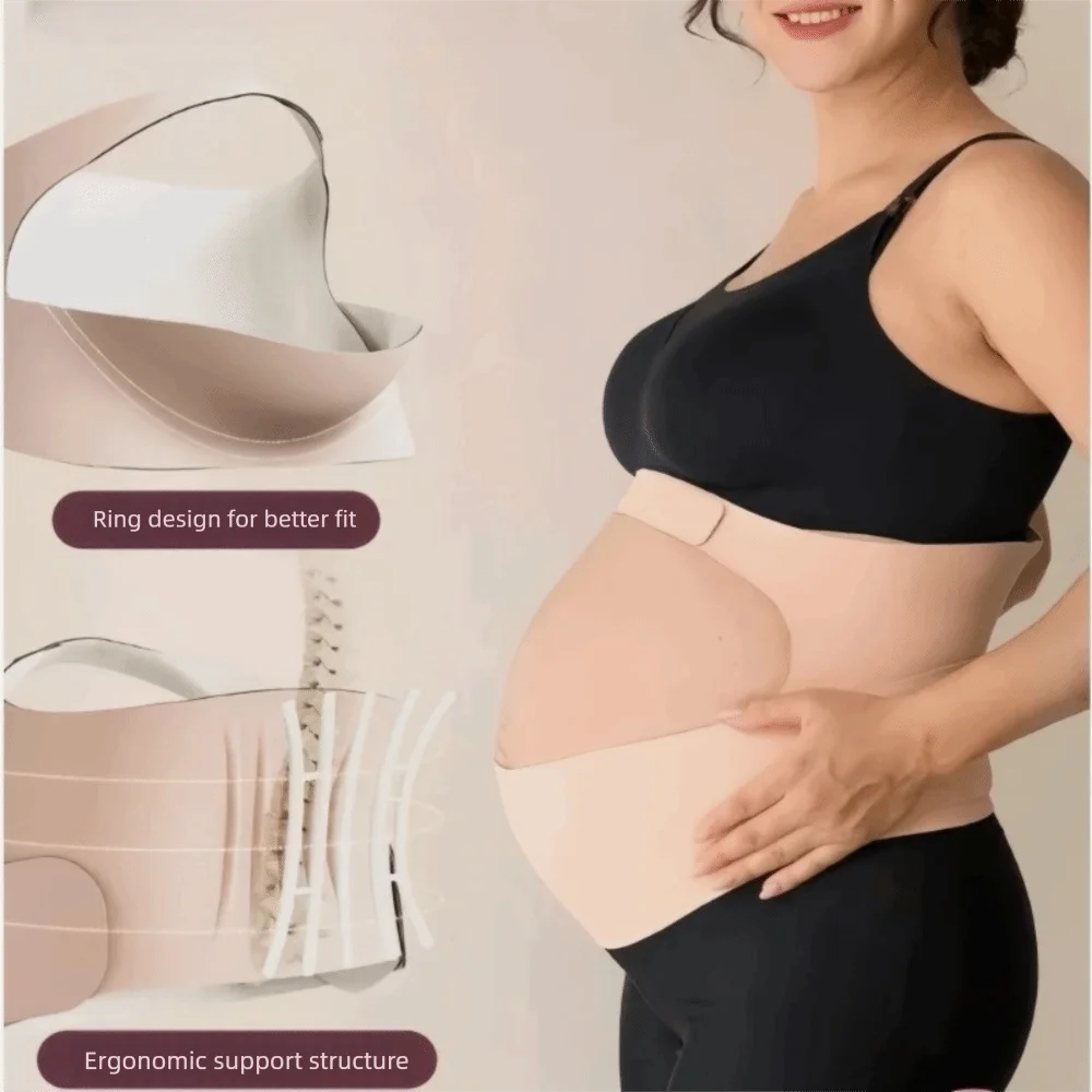 Cinturón de maternidad ajustable – soporte abdominal para embarazadas - imagen 2