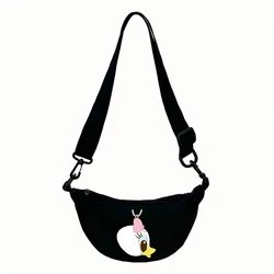 Bolso cruzado lona Disney niña estampado – Media luna Pato Donald