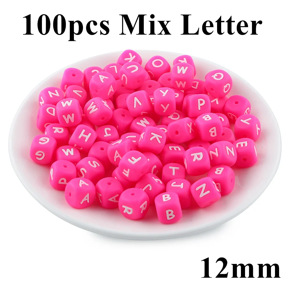 100pcs mix letter