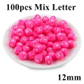 100pcs mix letter