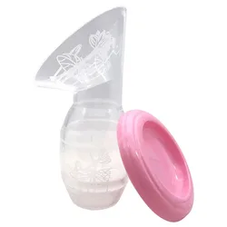 Bomba manual de leche materna – Silicona, uso con una sola mano