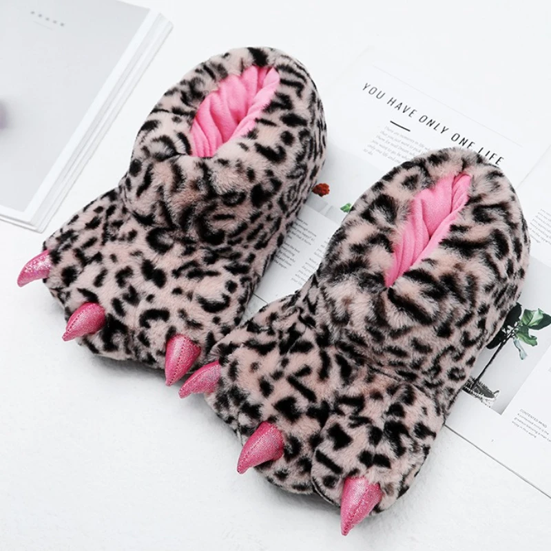 Zapatillas de felpa con dinosaurios para bebés – Cálidas y suaves