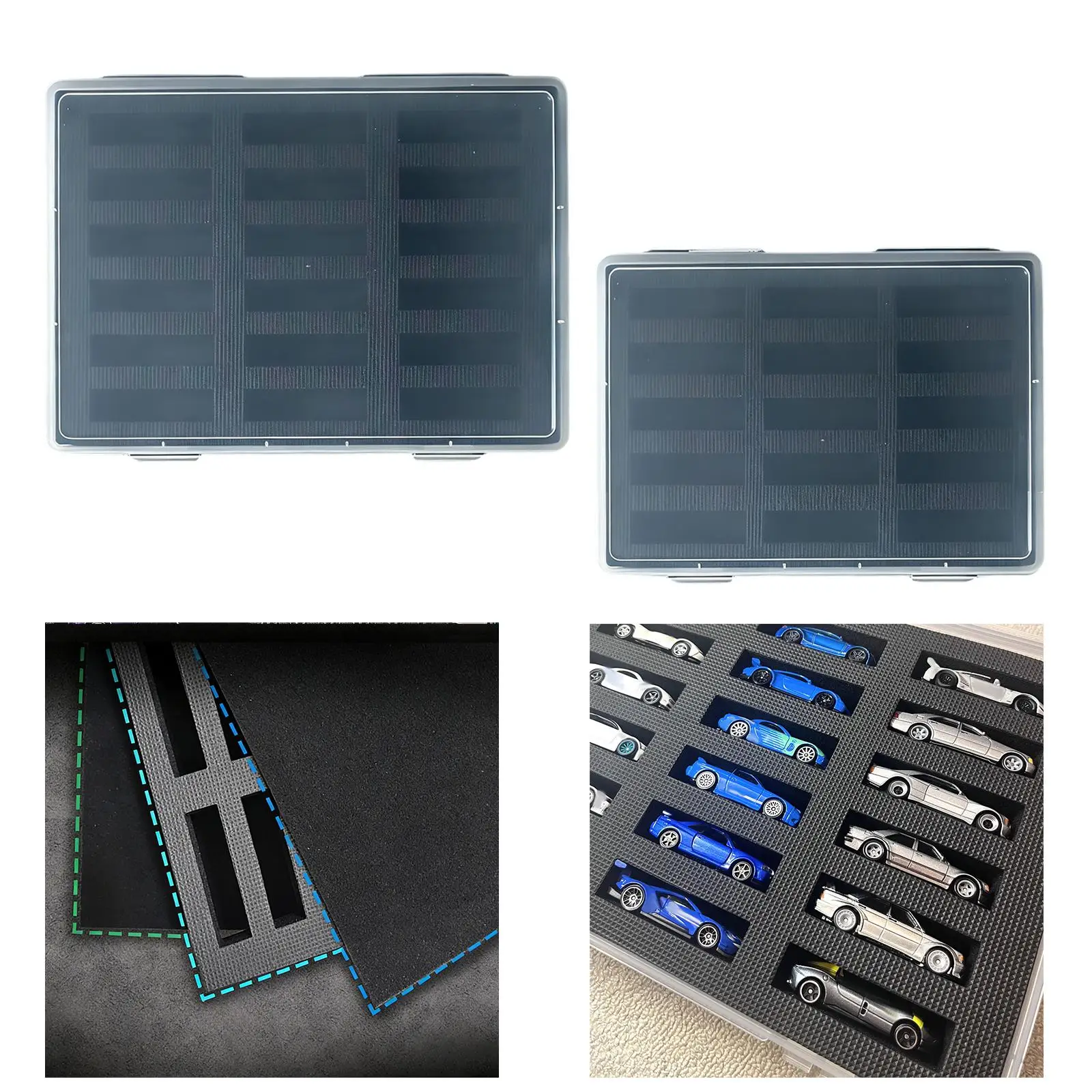 Organizador para coches en miniatura – Estuche protector de colección - imagen 2