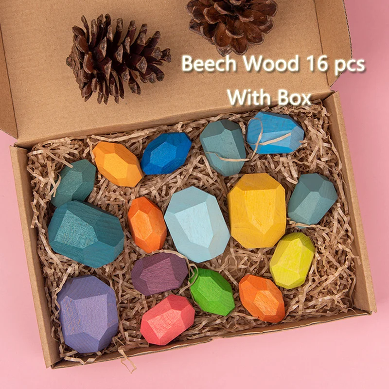 16pcs Beech Wood