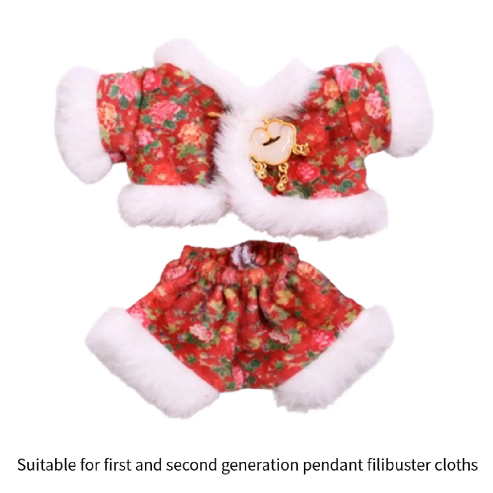 15cm-17cm Plush Doll Clothes Fashion Plush Doll Accessories Stuffed Animals Clothes Cartoon Doll Costume for Doll Accessories