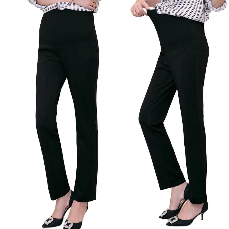 Emotion Moms-pantalones de maternidad para mujeres embarazadas, pantalones de trabajo sueltos, pantalones de embarazo