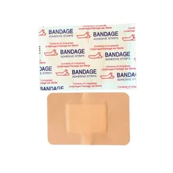 Apósitos adhesivos impermeables para heridas infantiles – Formato grande cuadrado