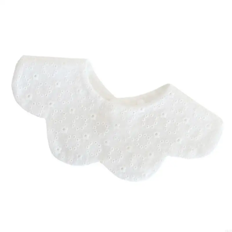 QX2D recién nacido Delantador babeo algodón pétalos Burp paños babero enfermería alimentando babero para niños 0-3 - imagen 5