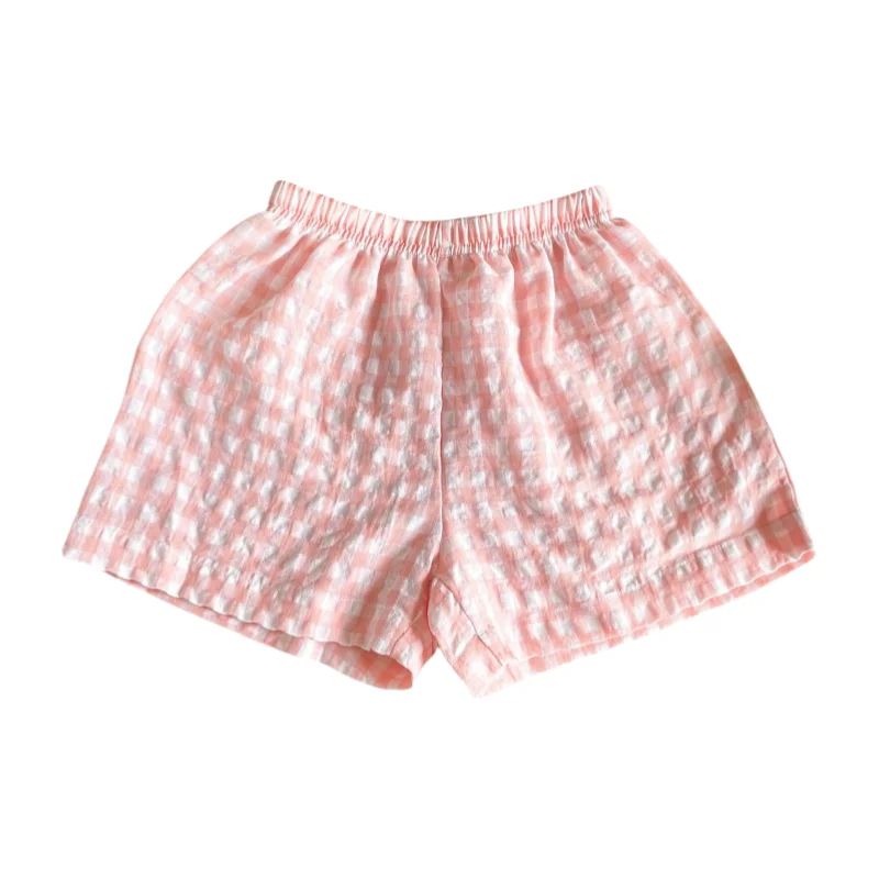 Shorts verano a cuadros para niña – Transpirables y frescos - imagen 4