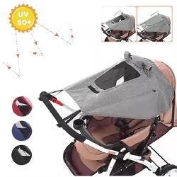 Protector solar para cochecito de bebé – Funda anti-UV transpirable