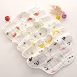 Babero giratorio de gasa para bebé – Pañuelo absorbente multiusos