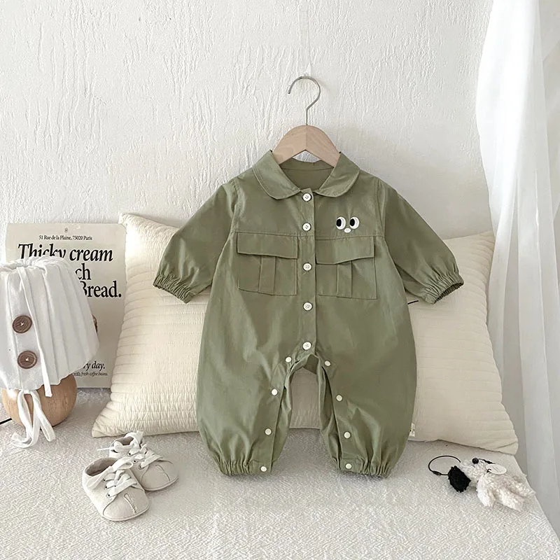 MILANCEL Body bebé con capucha de dinosaurio para otoño - imagen 4