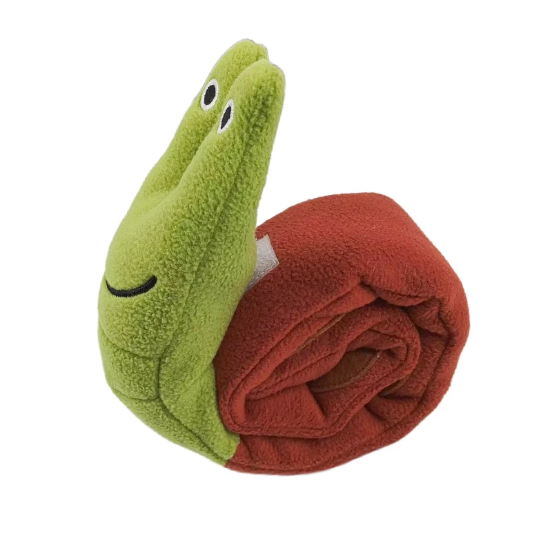 Rompecabezas de perro de peluche, juguete para morder de caracoles, cachorro, sonidos chirriantes, ocultar los dientes, comida, juguete suave interactivo para perros, juguetes, suministros para mascotas - imagen 5