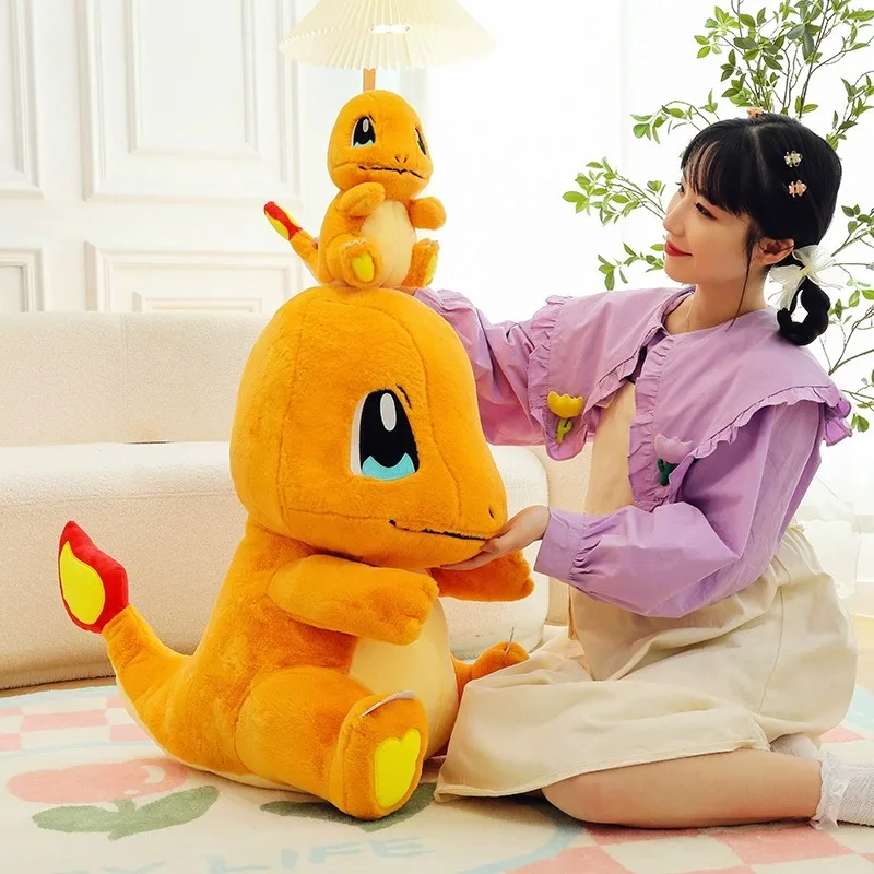 Peluche Pokémon Charmander y Squirtle suave para niños - imagen 4
