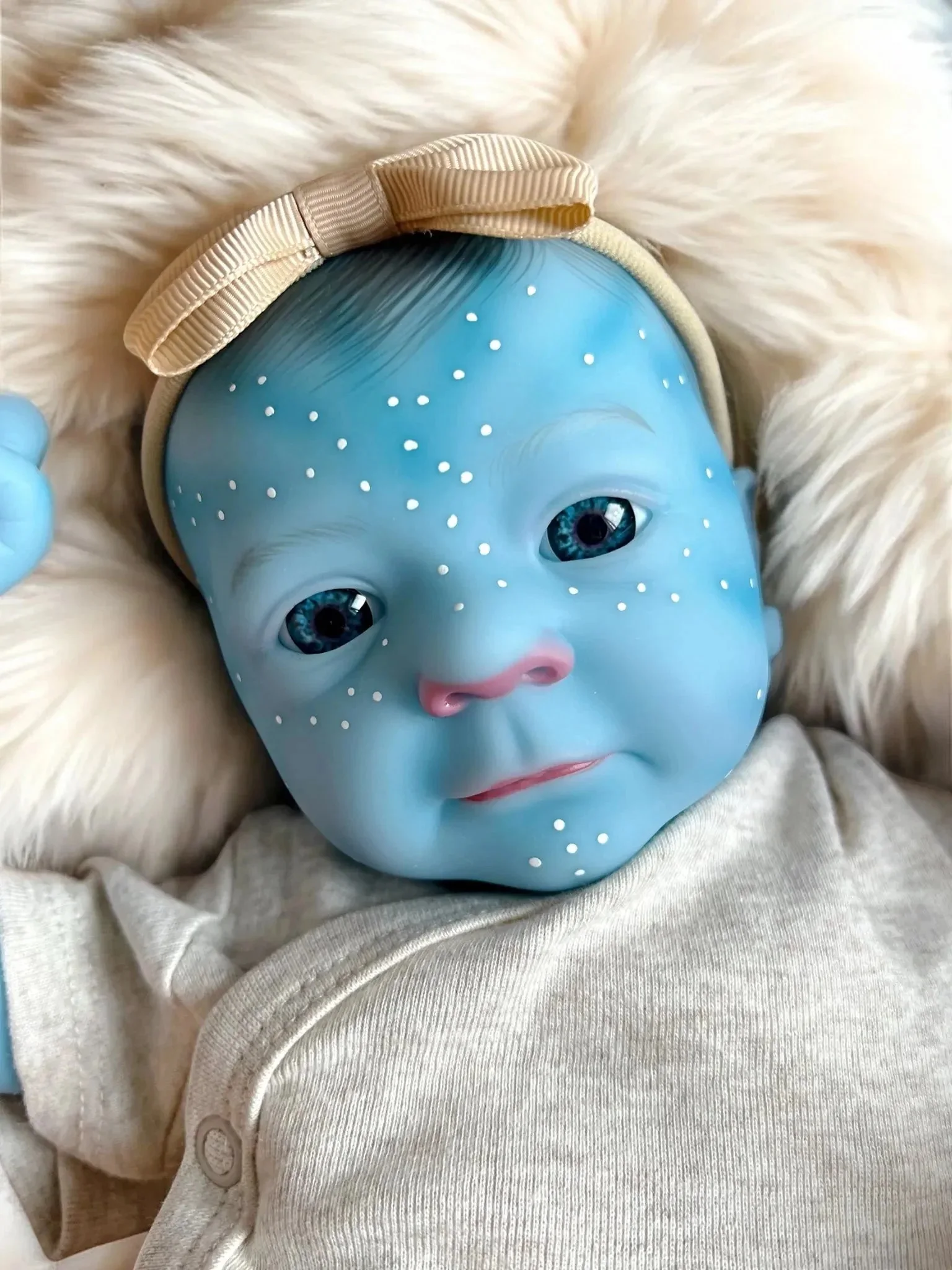 Muñeca reborn Felicia piel de vinilo suave - imagen 2