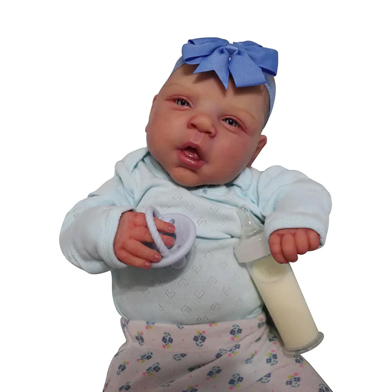Muñeca reborn realista Estella NPK de aspecto pintado a mano - imagen 5