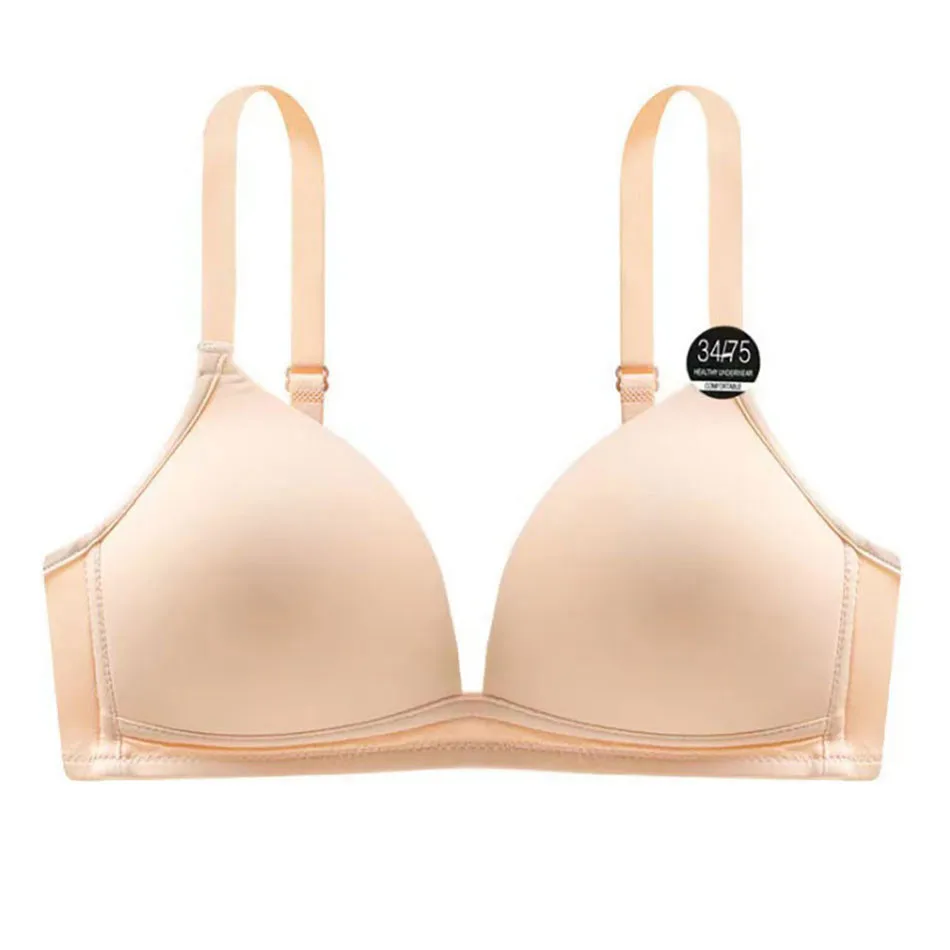Sujetador minimalista V profundo sin costuras cómodo mujer - imagen 2