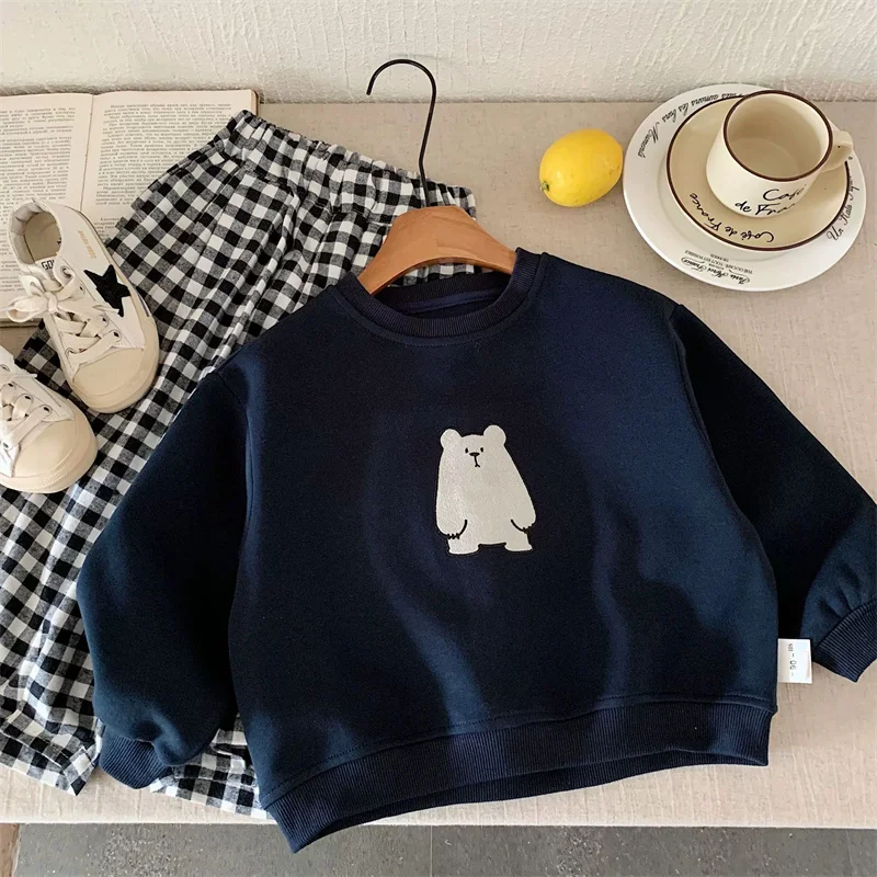 Sudadera de otoño para niño y niña con dibujos animados - imagen 2