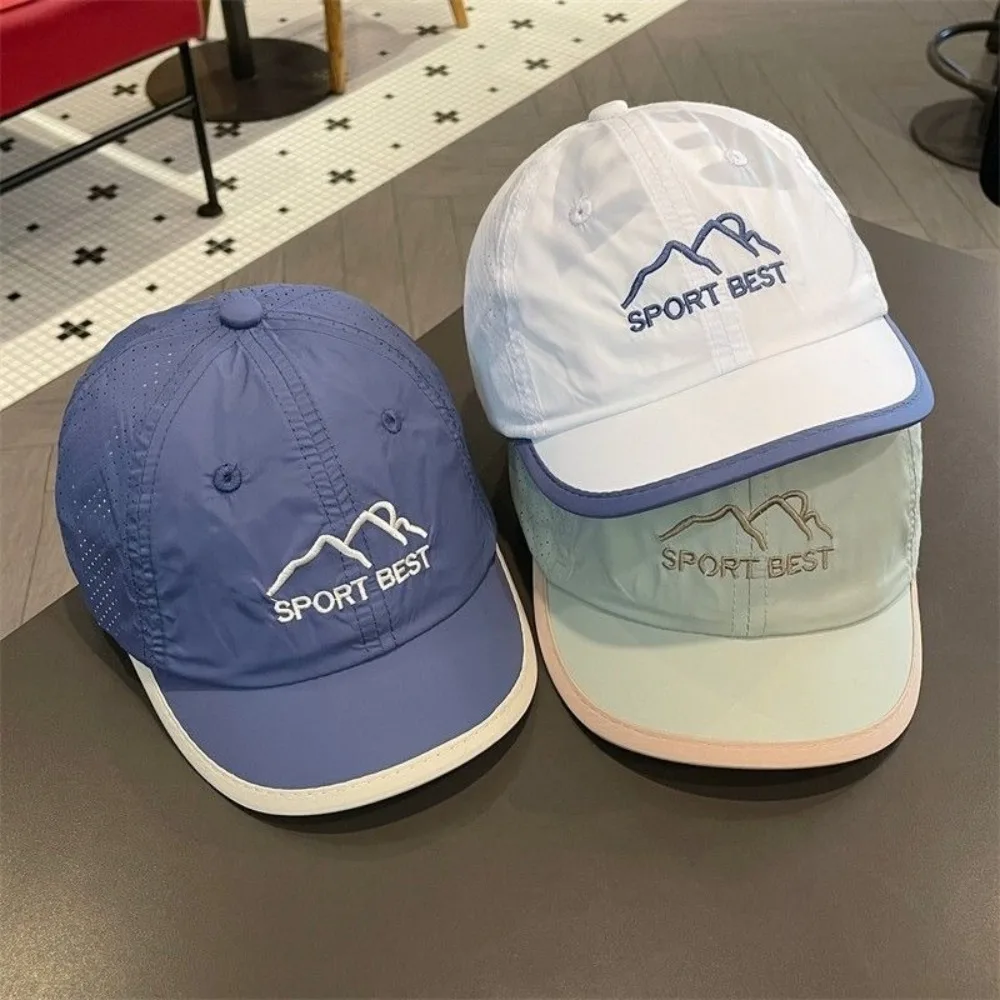 Nuevo Gorra de béisbol de secado rápido para bebé, protección solar ajustable, sombrero para acampar, sombreros transpirables para el sol para niños, verano - imagen 2