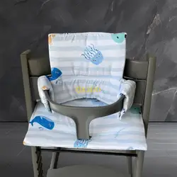 QX2D Pad almohadilla asiento para silla de comedor, estampado