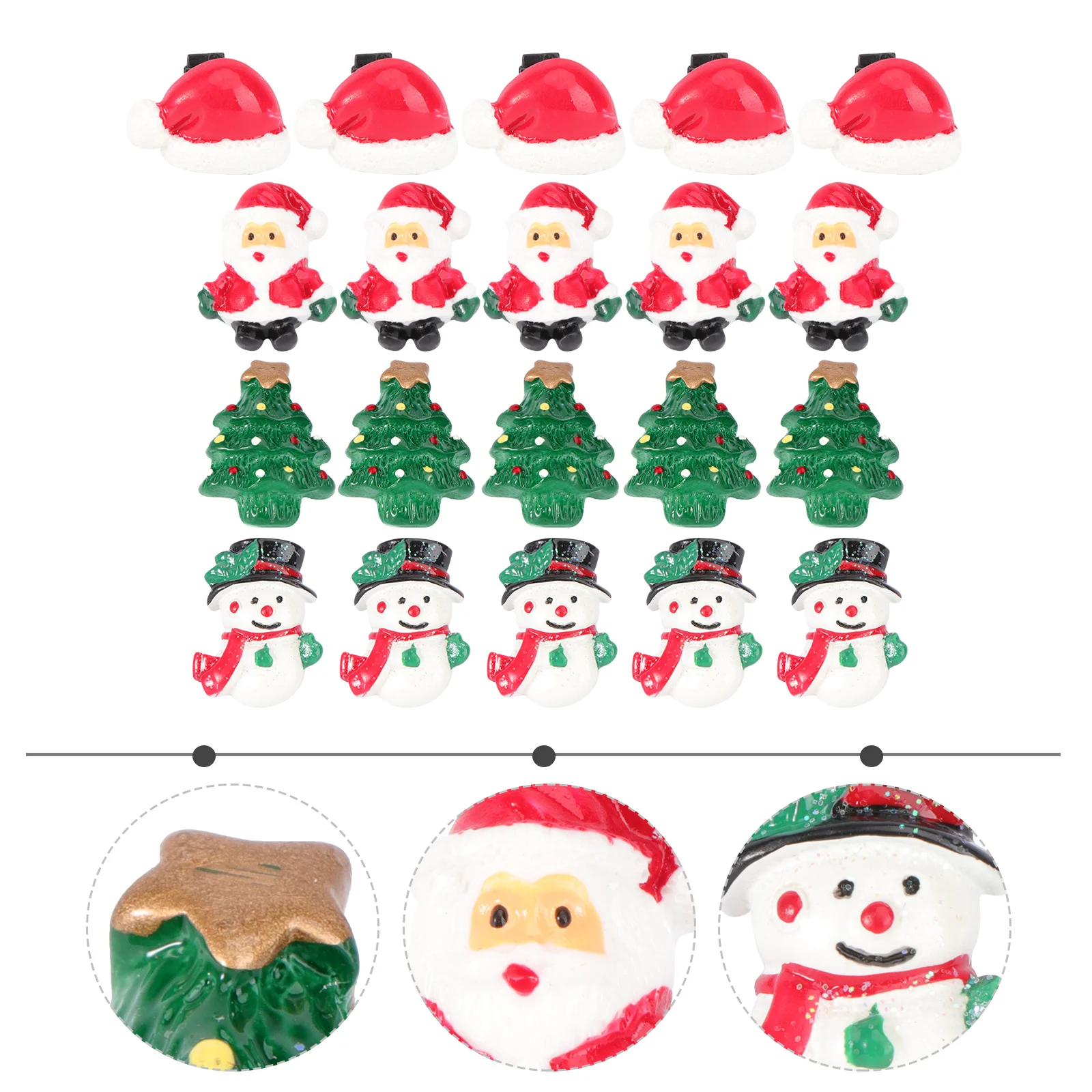 20 piezas hebillas de zapatos de Navidad, accesorios clásicos para zapatos de vacaciones, fácil instalación, hebilla decorativa para cordones, hebillas para cordones - imagen 2