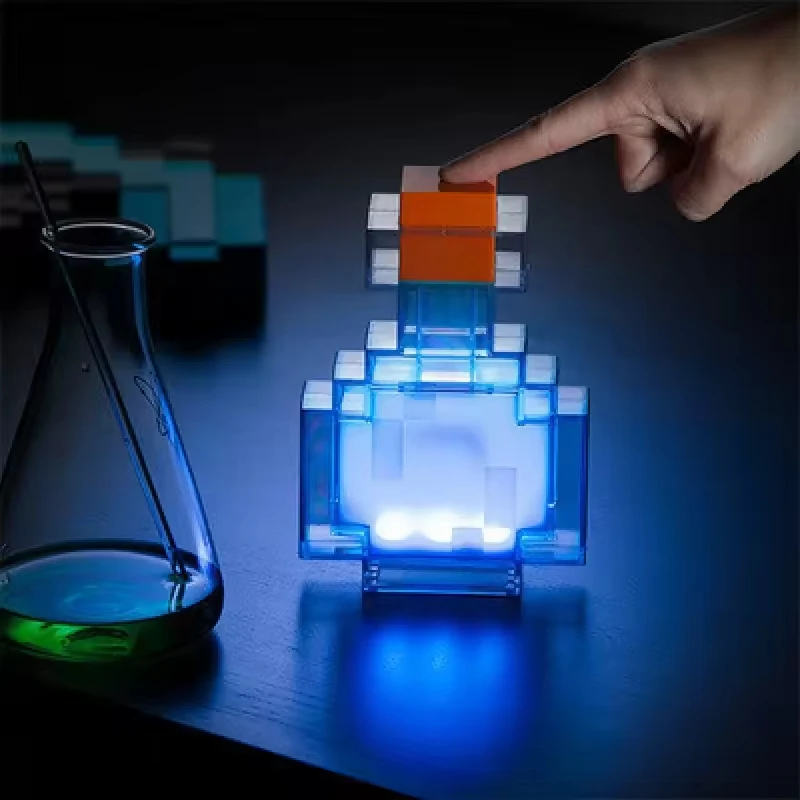 MC Luz nocturna bebé LED táctil forma botella poción multicolor - imagen 2