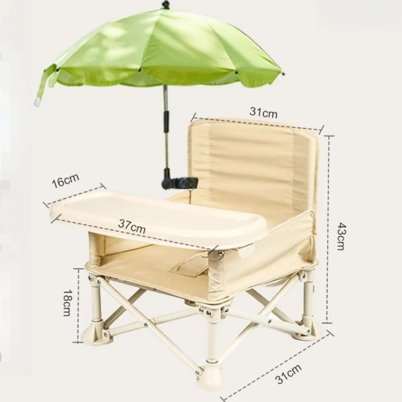 Trona de viaje ultraligera para bebé compacta y plegable - imagen 2