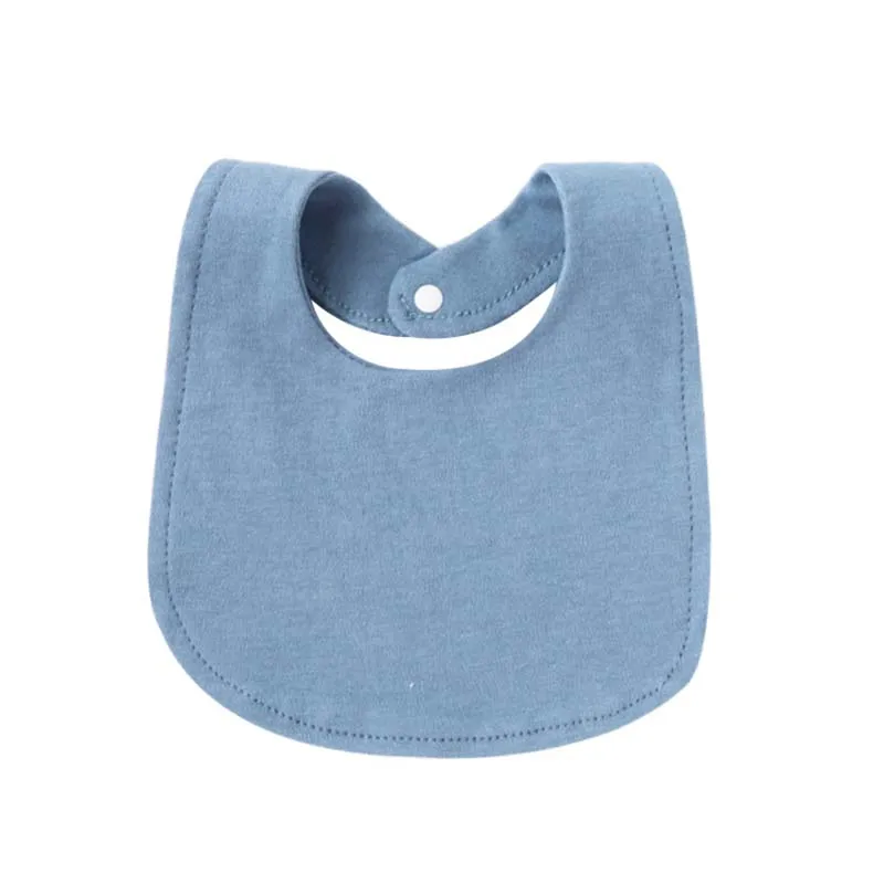 Baberos de algodón para bebé recién nacido, toalla de Saliva con estampado bonito para niños y niñas, paños sólidos para eructar, accesorios de alimentación, 1/4 Uds. - imagen 5