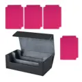 Black Gray with Pink