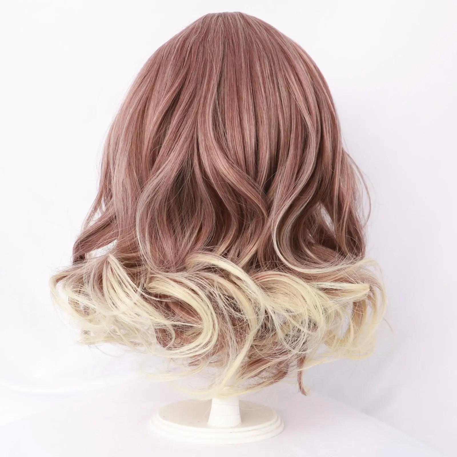 20cm Cotton Doll Wig for Doll Making Sturdy Fashion Heat Resistance Fiber DIY Crafts Art Supplies Curly Hair Girl Birthday Gift