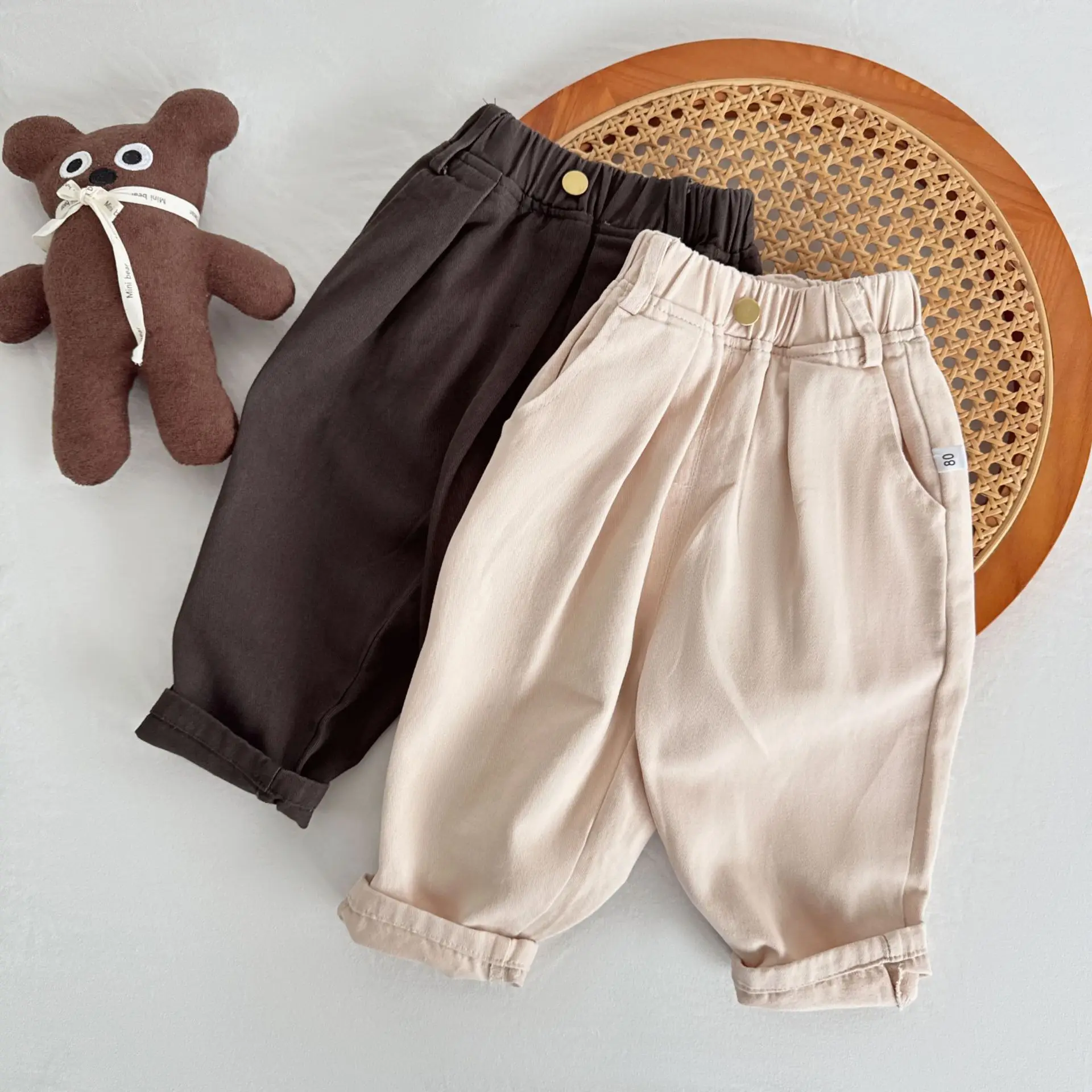 Pantalones de algodón orgánico para niños – Suaves y transpirables
