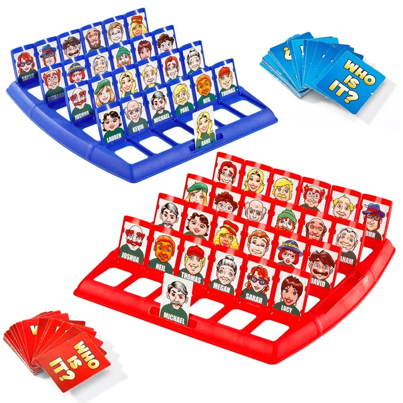 ¿Adivina quien soy? Juego de mesa de escritorio, juguete interactivo para padres e hijos, juguete de razonamiento lógico, juego de rompecabezas, juego de cartas, juguete de entrenamiento lógico - imagen 3