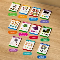 Tarjetas educativas parlantes para niños - Aprendizaje temprano en inglés