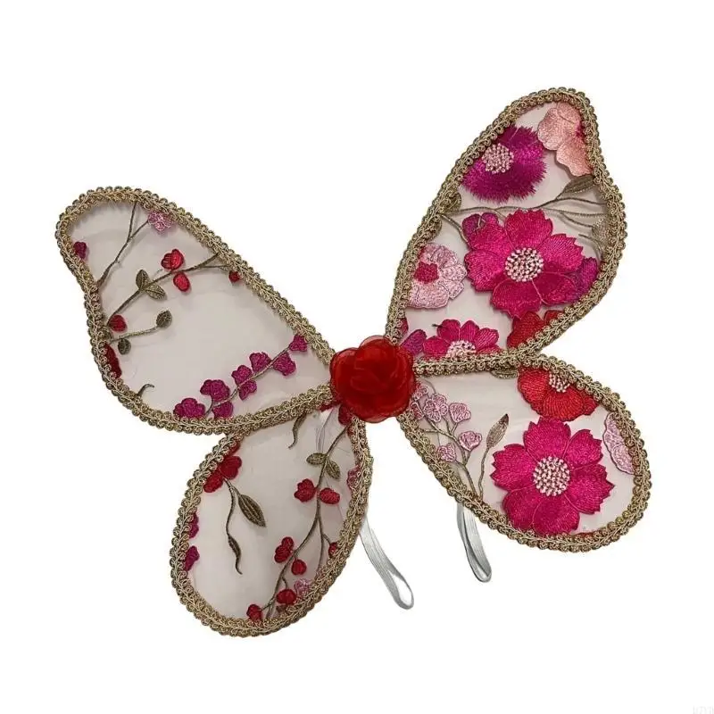 D7YD mariposa atractiva para niños, encaje suave para evento temático memorable - imagen 3