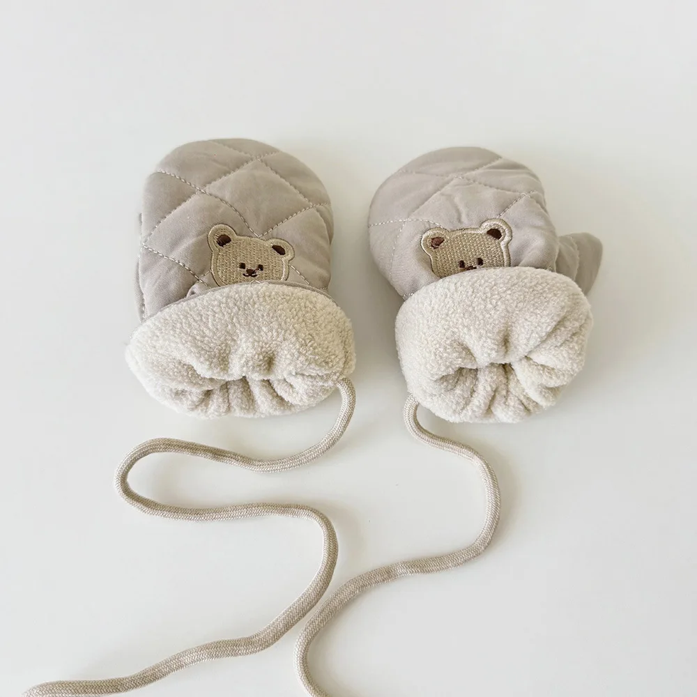 Guantes de invierno para niños con motivos animales – Estilo coreano - imagen 4