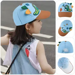 Gorra bebé algodón ajustable dibujos animados – verano 0-3 años