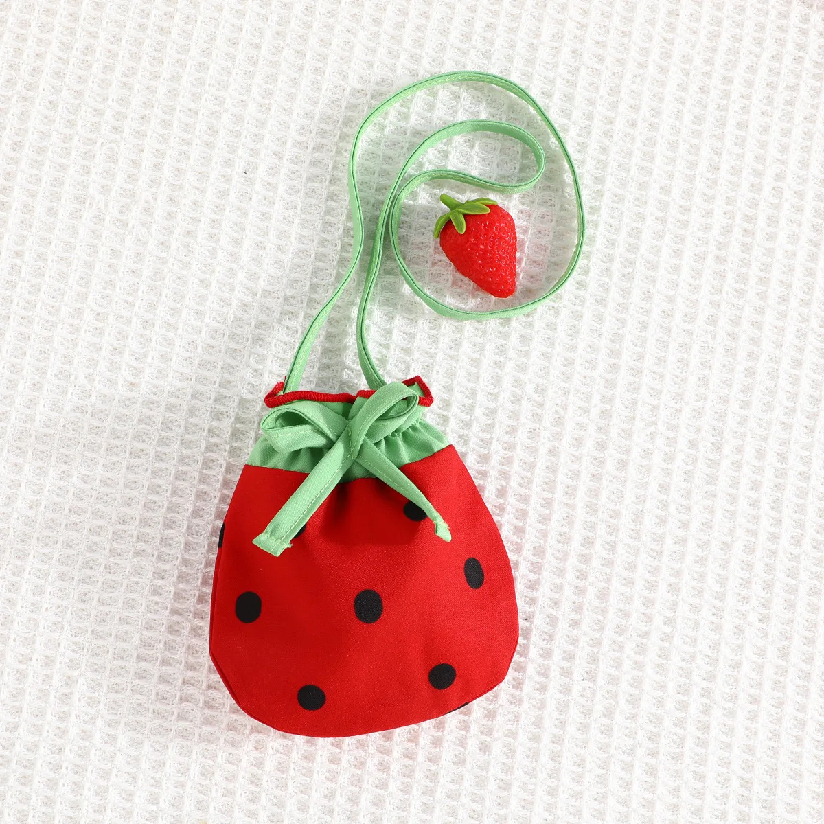 Vestido de verano para niña con bolso - Estilo princesita rojo - imagen 3