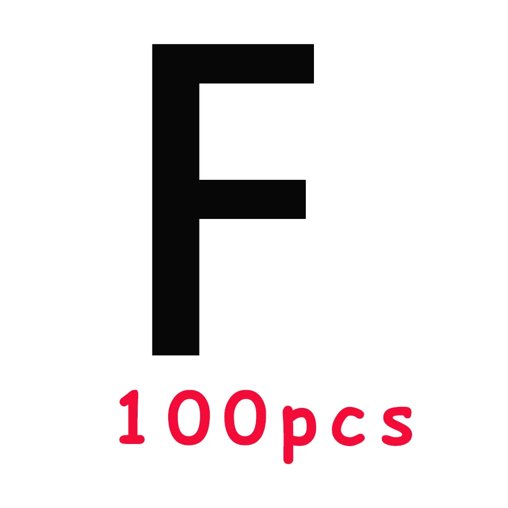 100pcs F